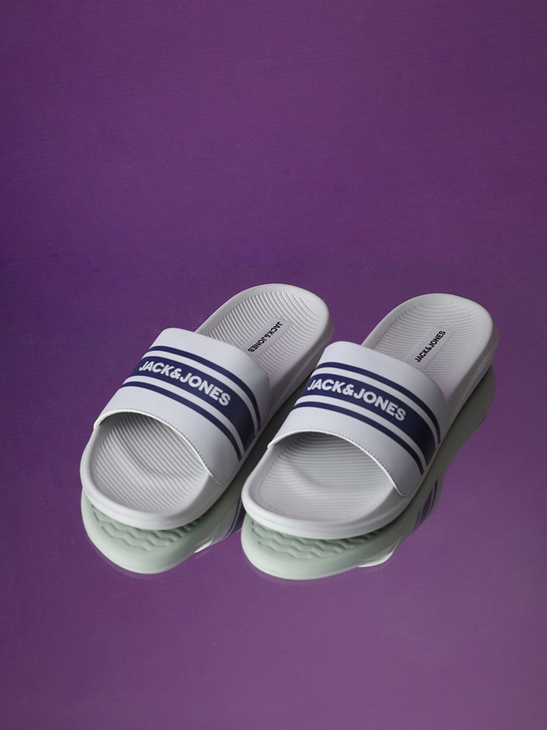 Jack & Jones Men Logo Printed Sliders
