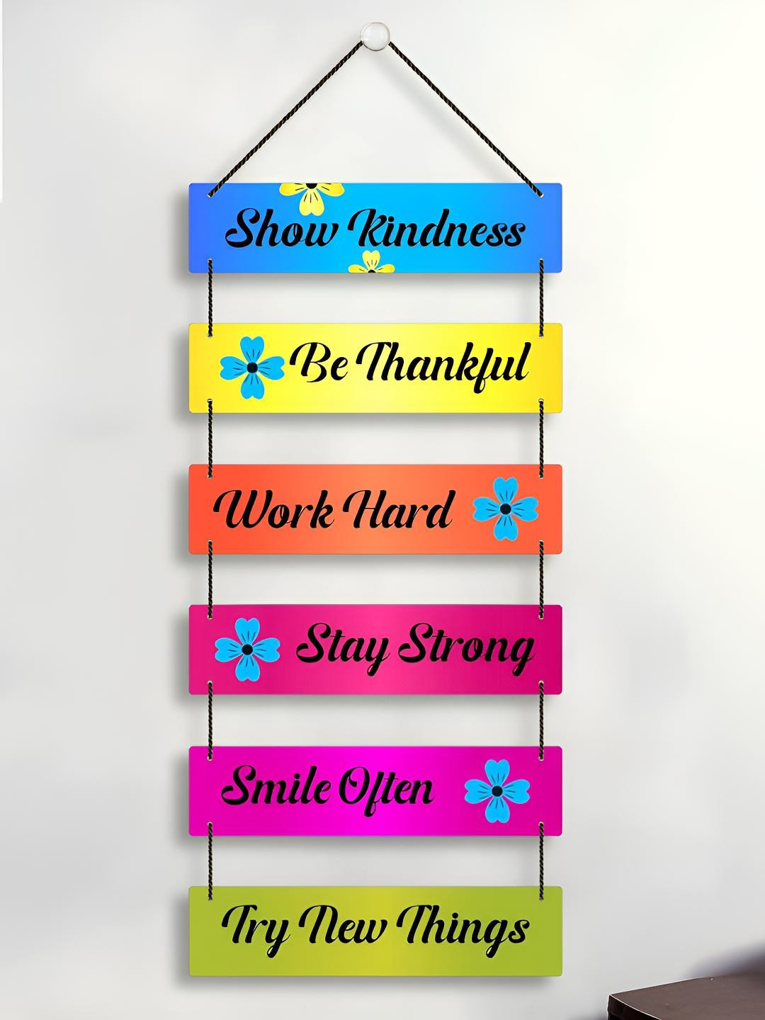 Home Delight New Things Wood Matte Hanging Hall Wall Hangings-30.7In