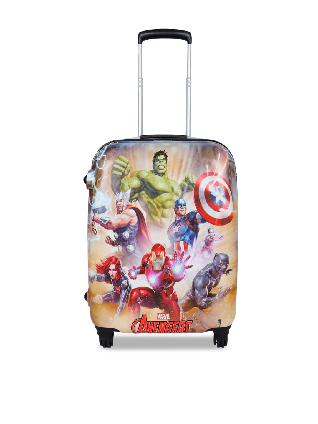 Priority Printed Hard-Sided Cabin Trolley Bag