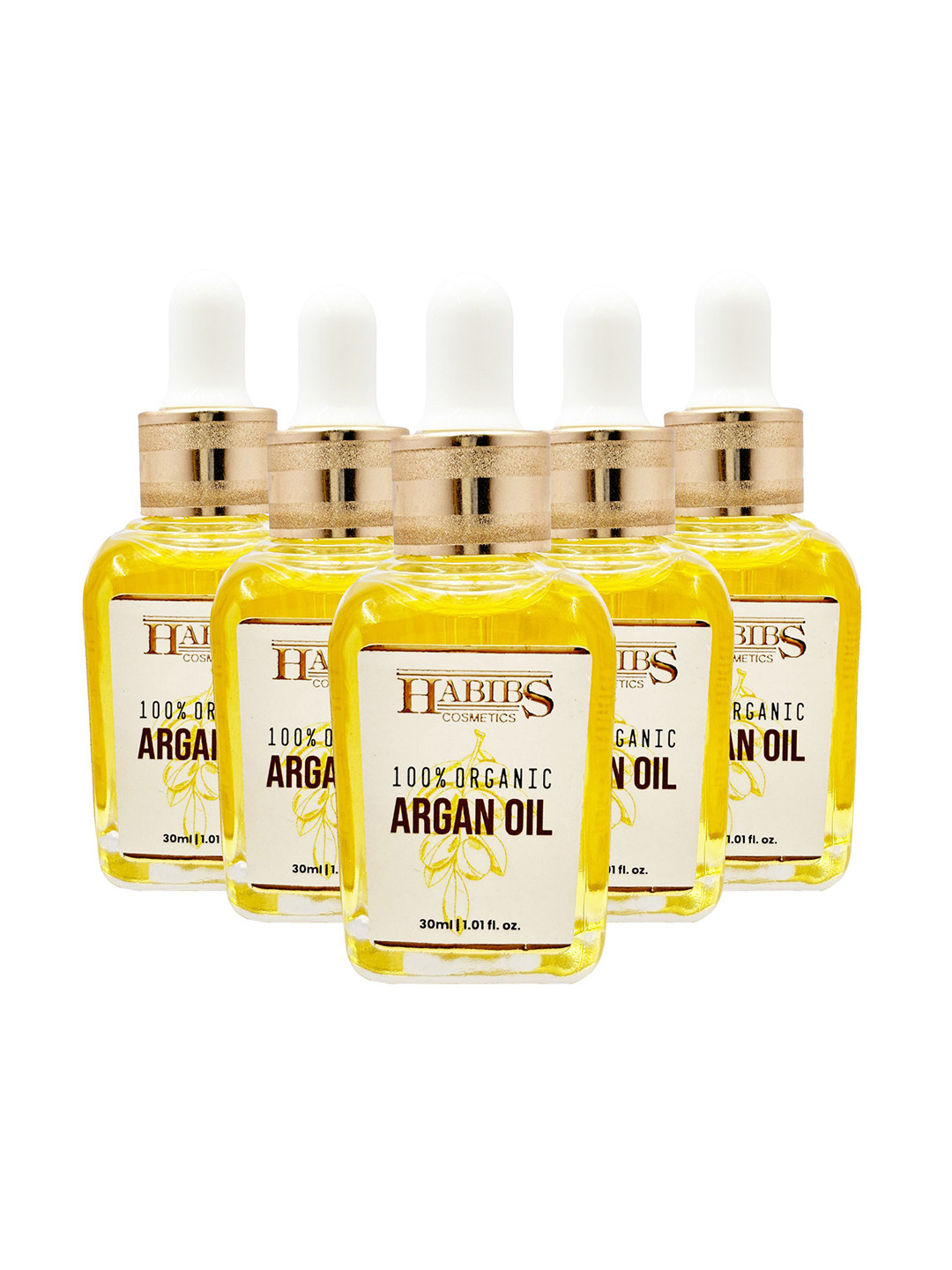 HABIBS Set Of 5 Argan Oil To Nourish Skin-30ml Each