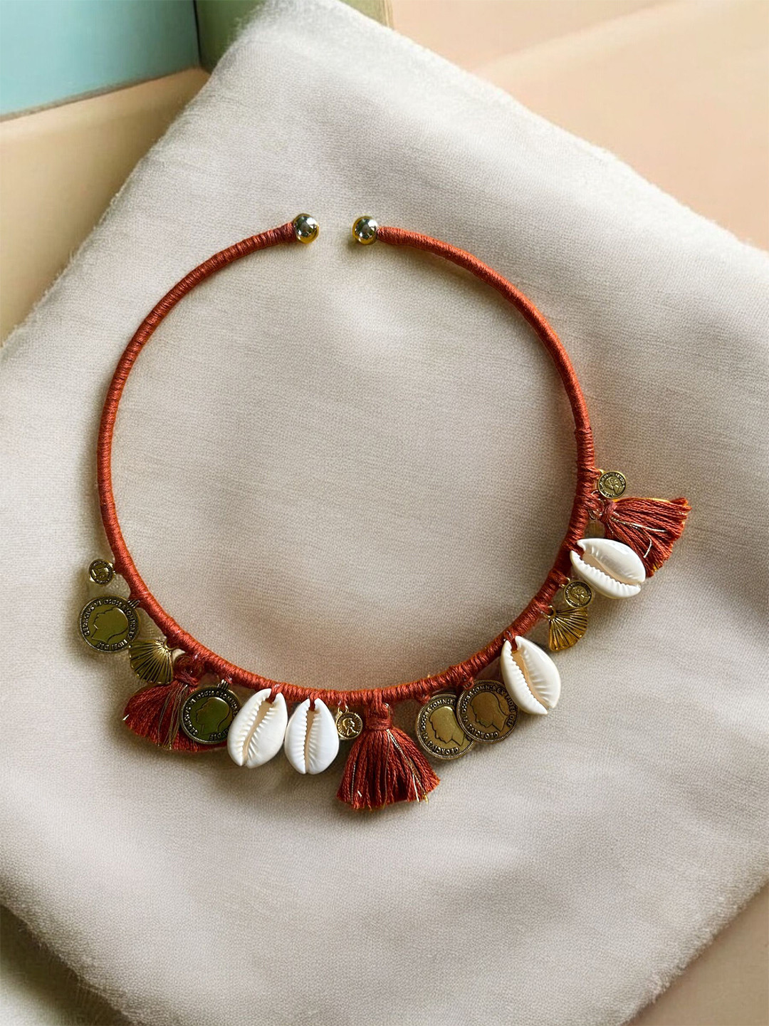 JEWELWATI Bohemian Hasli Statement Necklace