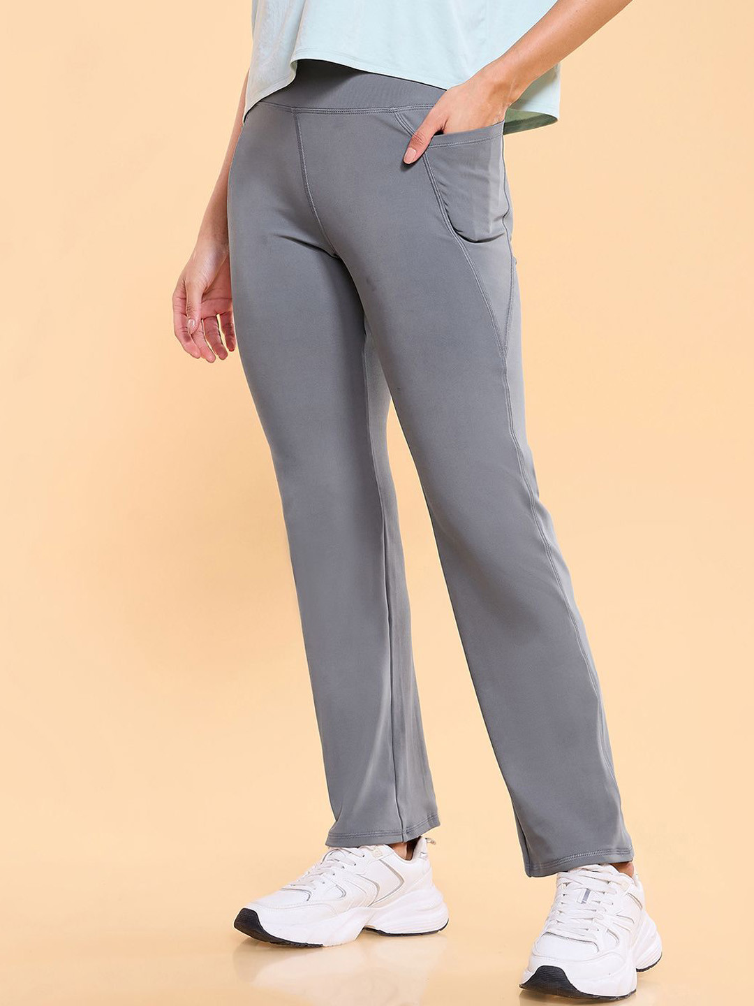 Enamor Boot Cut Active Pant Dry Fit High Waist Workout Leggings A402