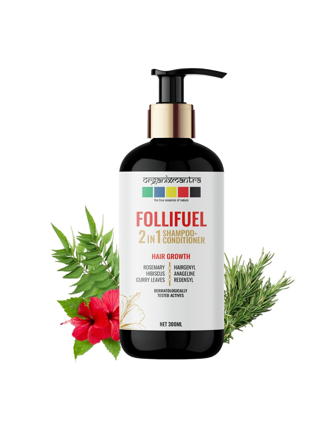 Organix Mantra FolliFuel Hair Growth 2-in-1 Shampoo & Conditioner- 300ml