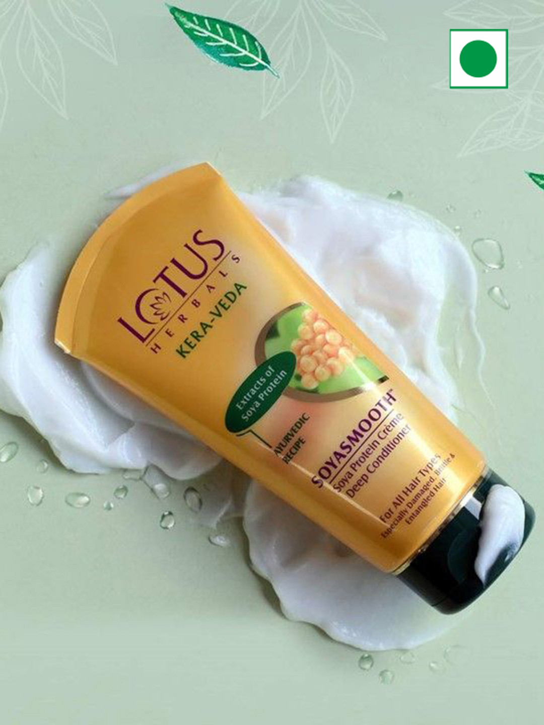 Lotus Herbals Kera-Veda Set Of 3 Soyasmooth Soya Protein Cream Deep Conditioner-150g each