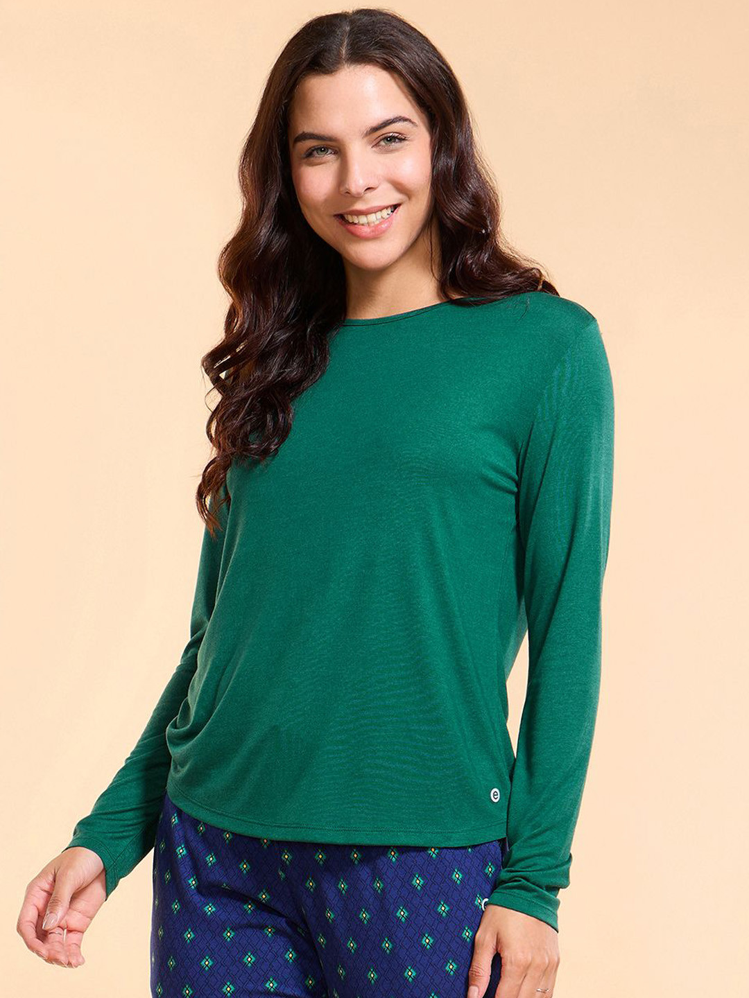 Enamor Women Relaxed Fit Cozy T-Shirt-E309