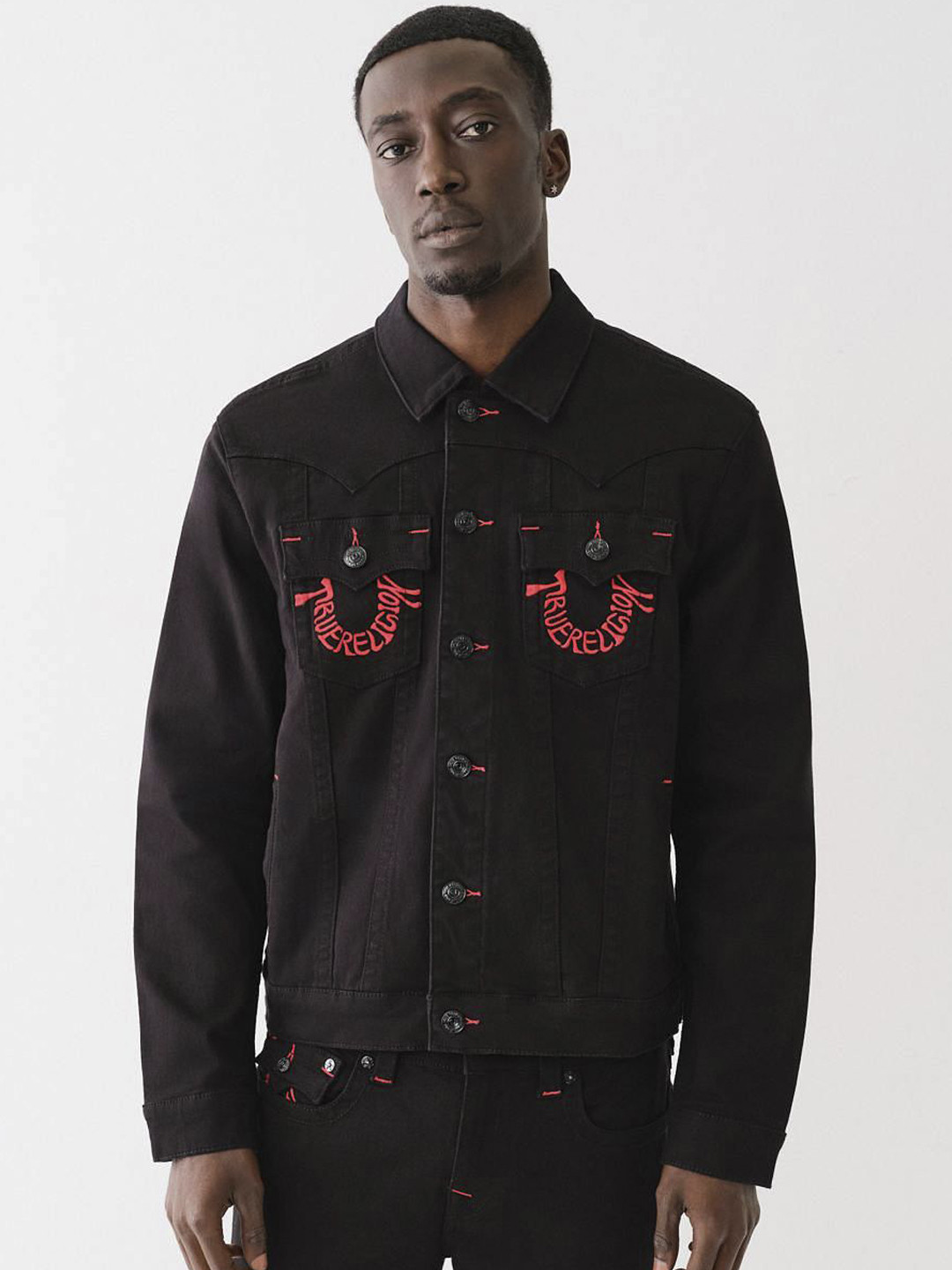 True Religion Men Longline Sporty Jacket