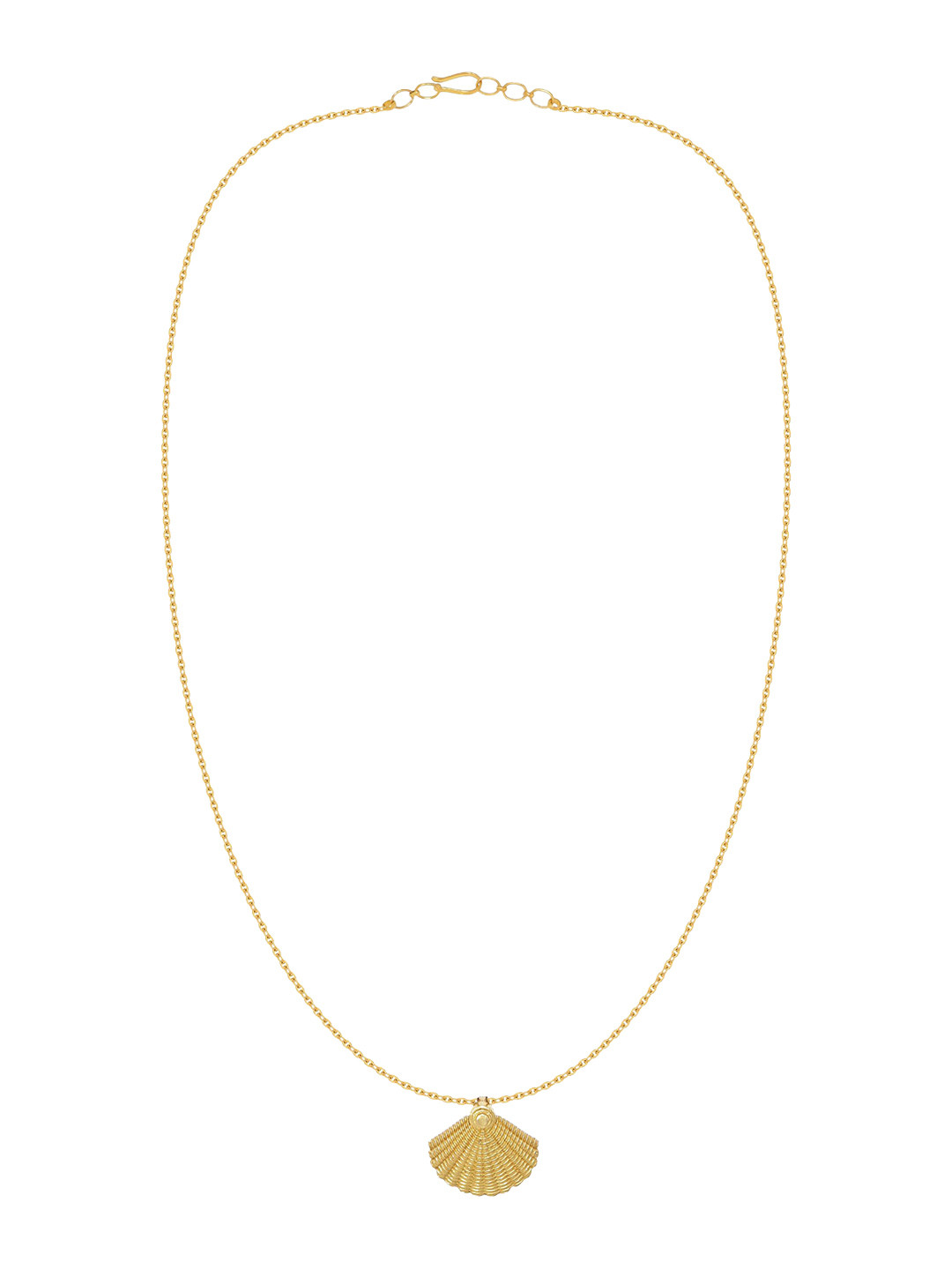 BHIMA BIS HUID 22K Oceana Single Shell Pendant Chain-6.371gm