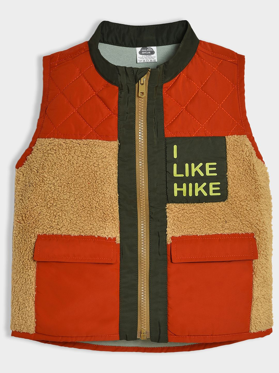 MiArcus Unisex Kids Colourblocked Knitted Jacket