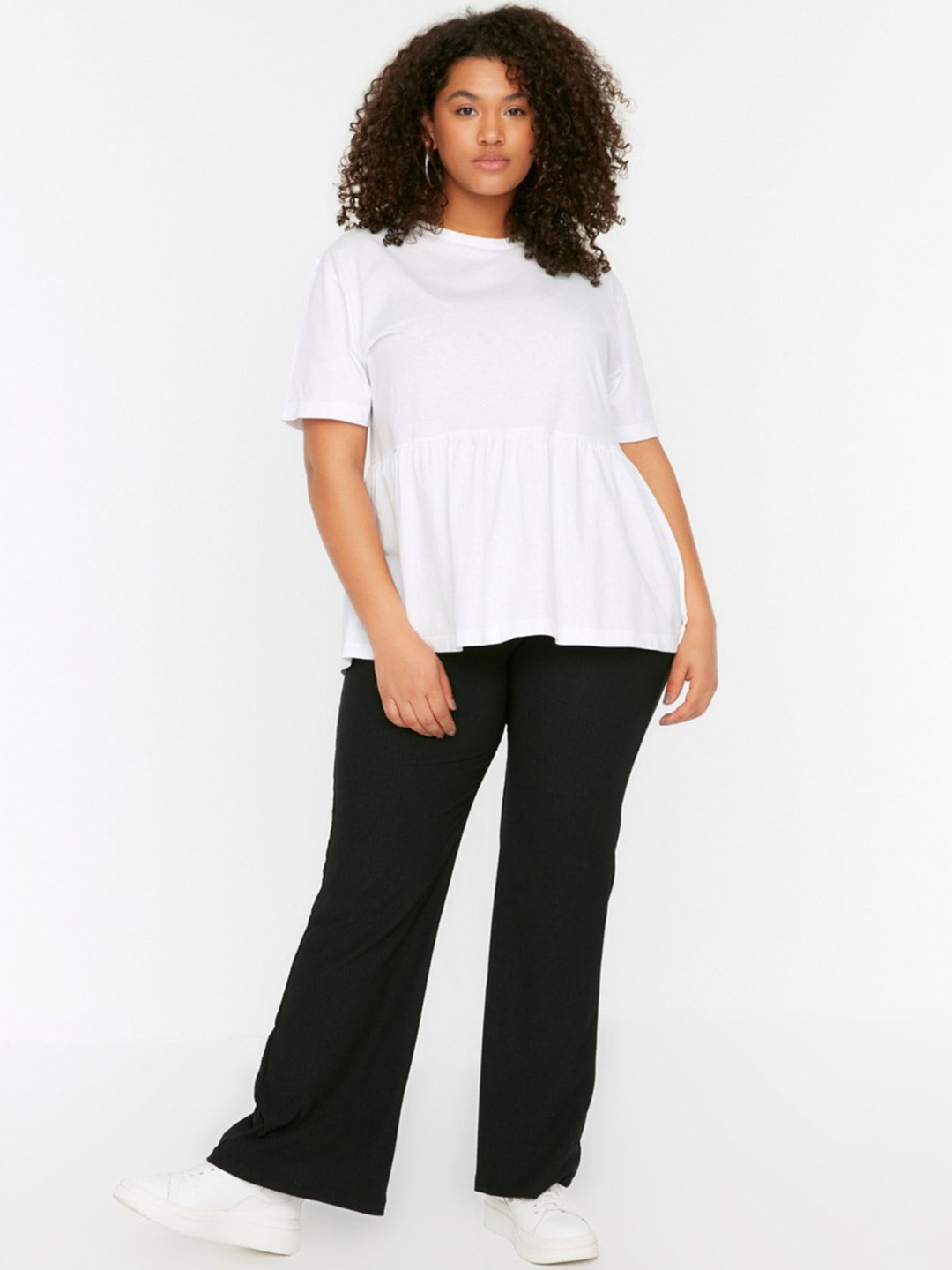 Trendyol Women High Rise Bootcut Trousers