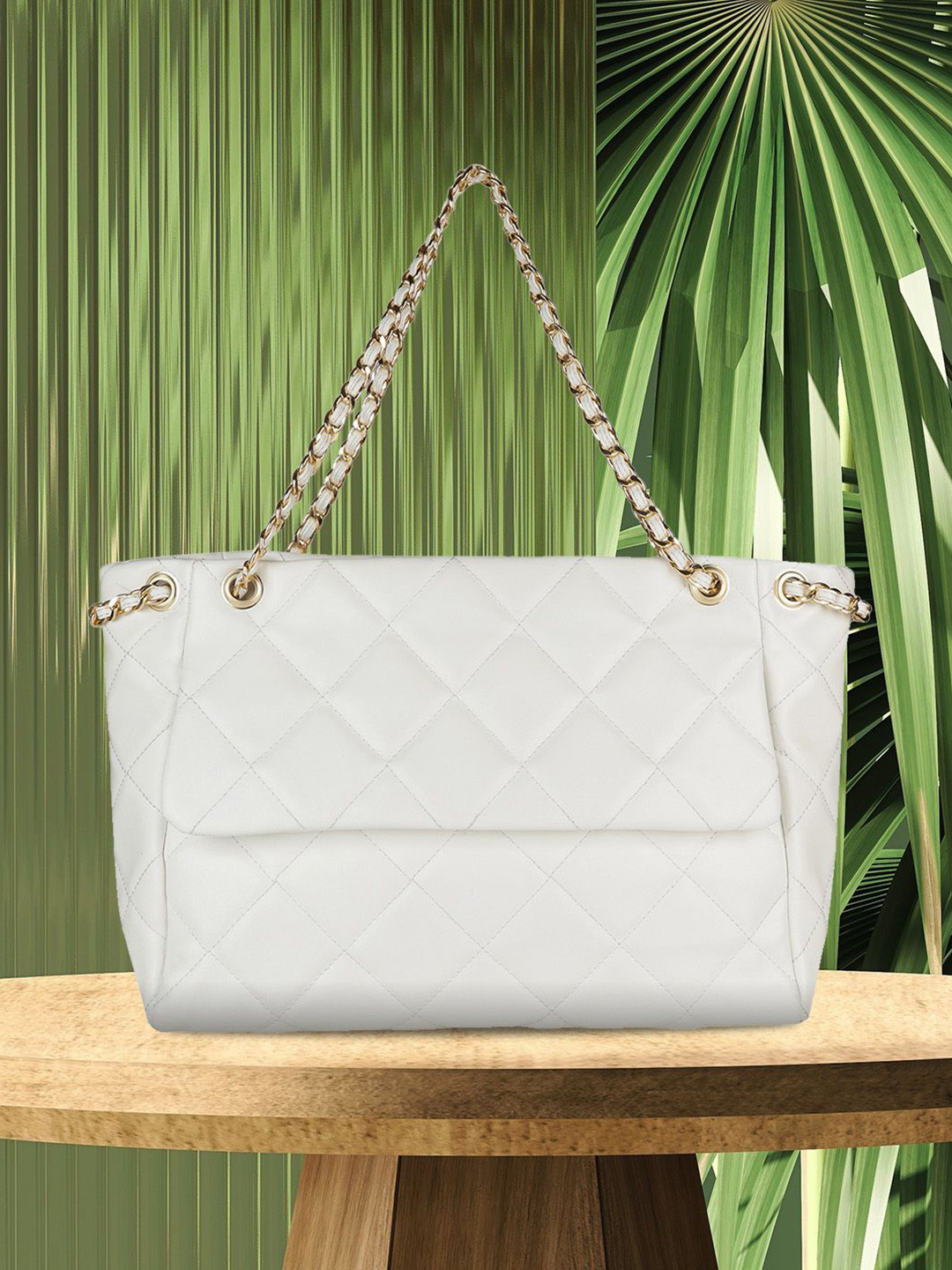 MINI WESST Women Swagger Quilted Detail Shoulder Bag