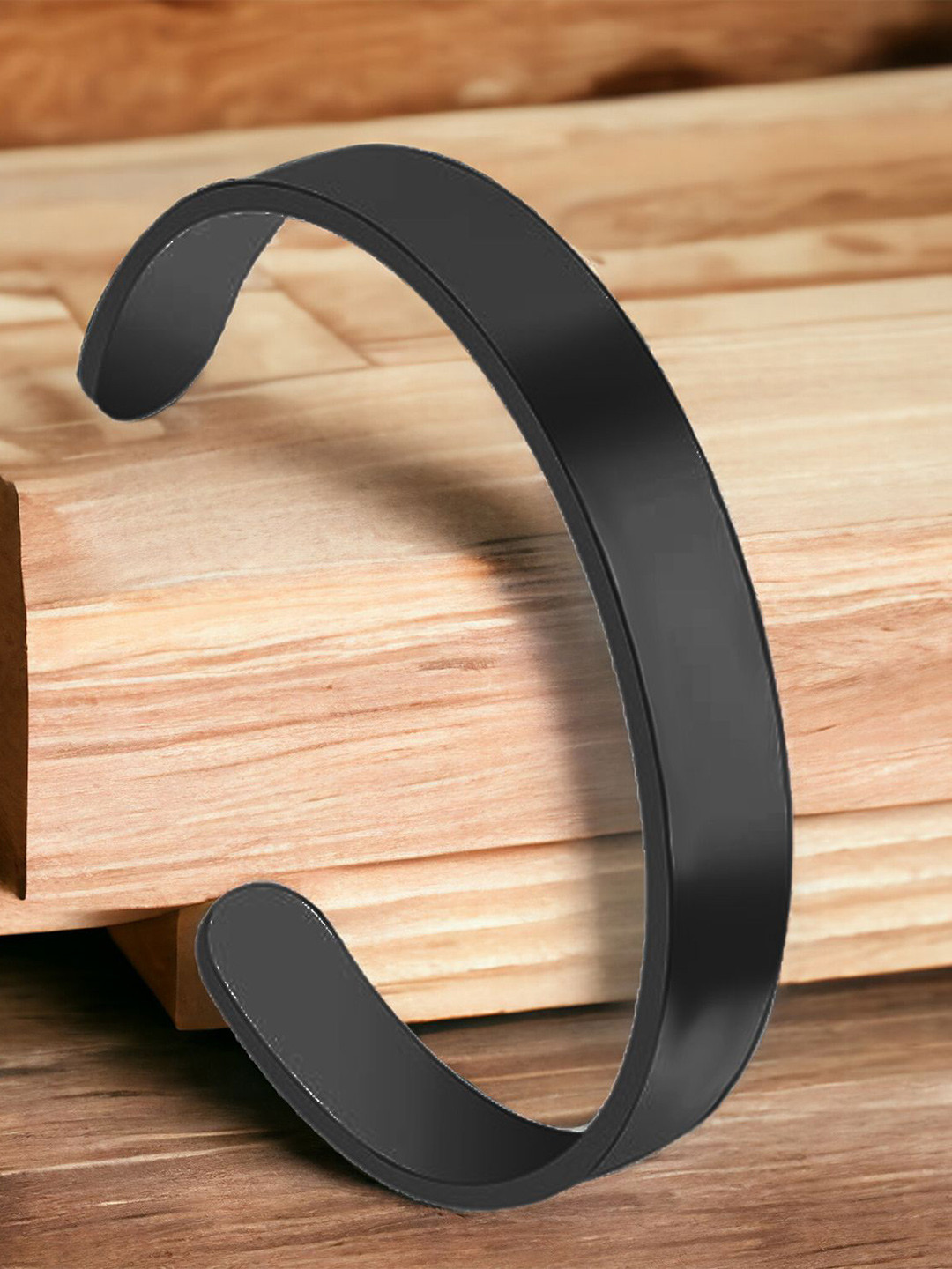 Okos Men Stainless Steel Cuff Style Adjustable Bracelet
