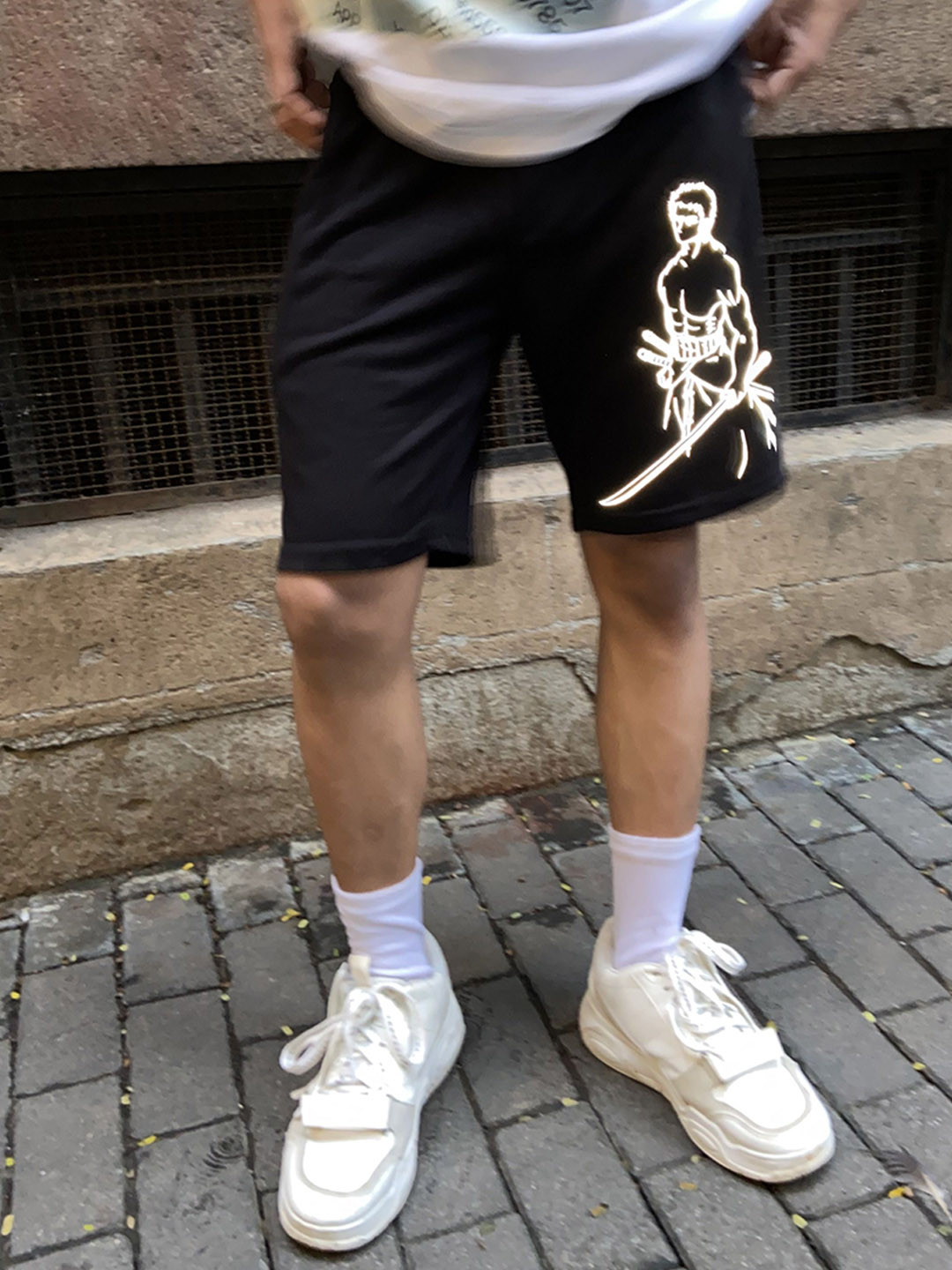 Getsetwear Men Graphic Printed Shorts