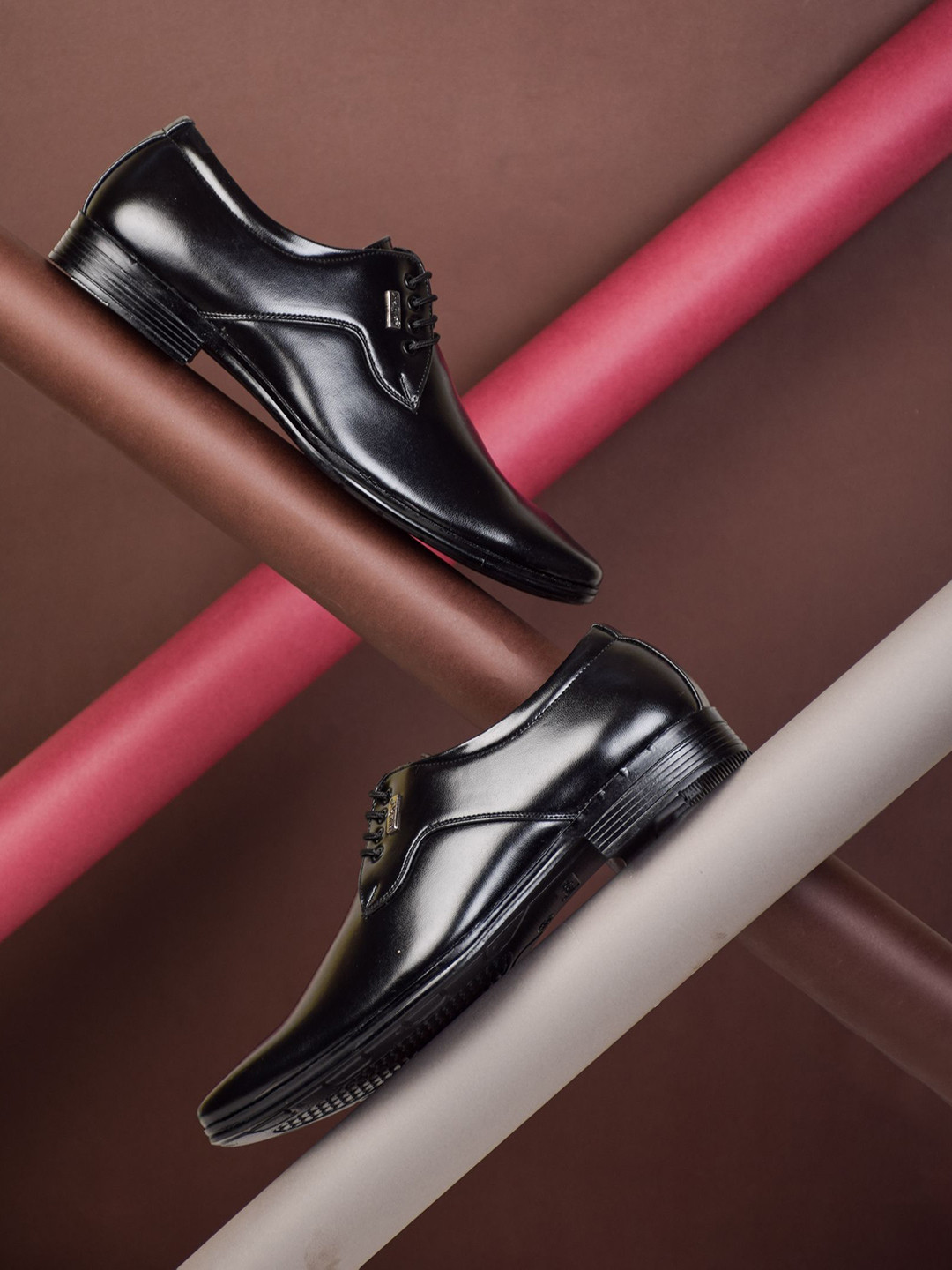 HikBi Men Leather Formal Derbys