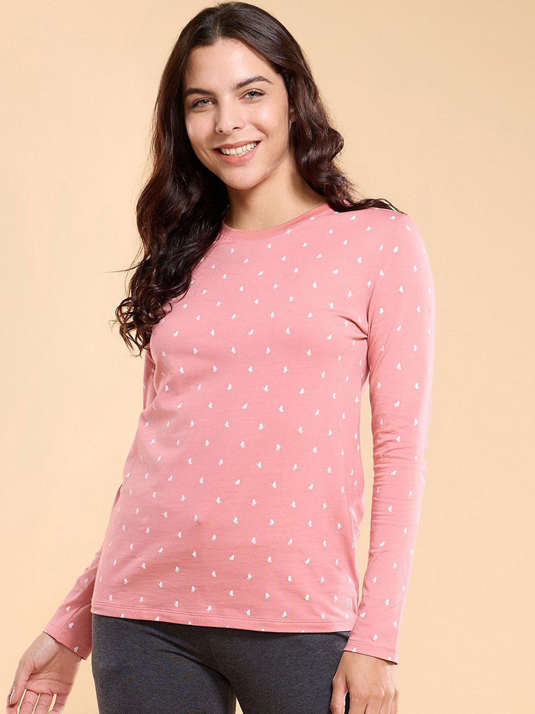 Enamor Essentials Crew Neck Cotton T-Shirt-E257