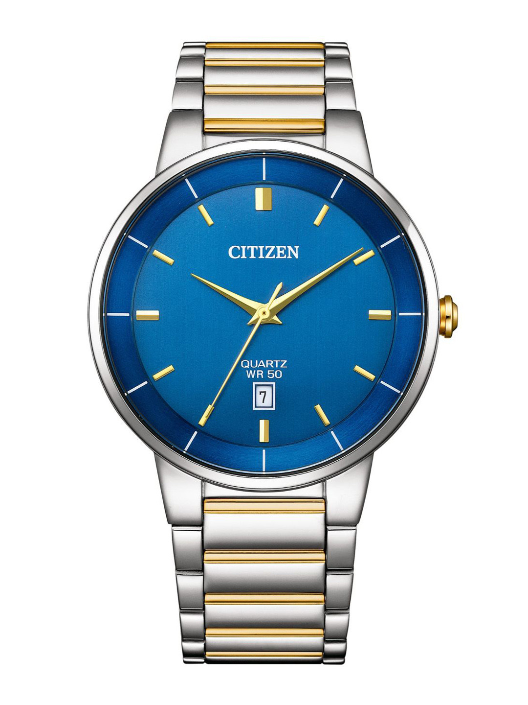 Citizen Men Dial & Stainless Steel Bracelet Style Straps Analogue Watch BI5124-50L-1