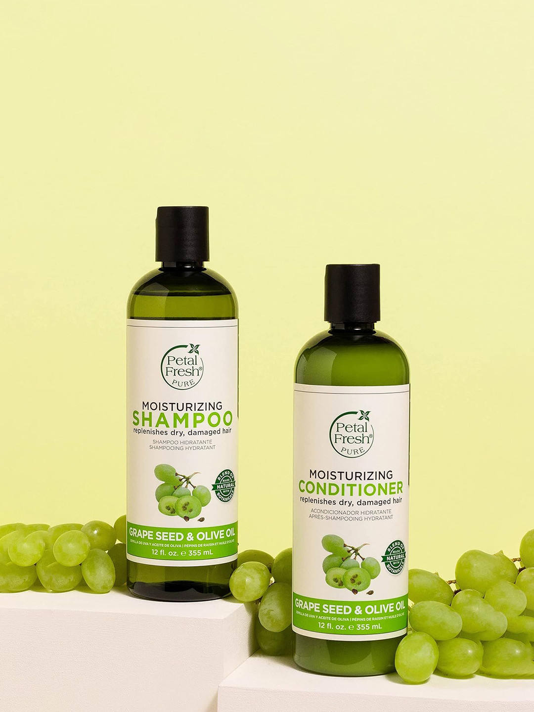 Petal Fresh Pure Moisturizing Grapeseed and Olive Oil Shampoo 355 ml