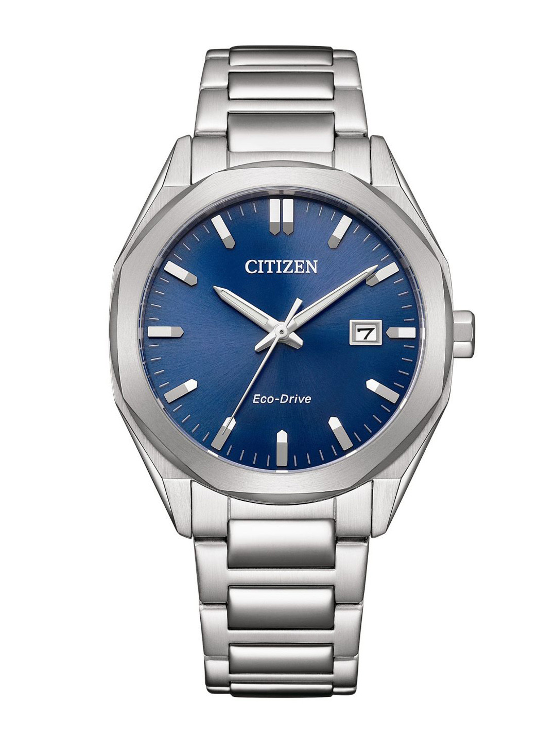 Citizen Unisex Dial & Stainless Steel Bracelet Style Straps Analogue Eco Drive Watch BM7620-83L