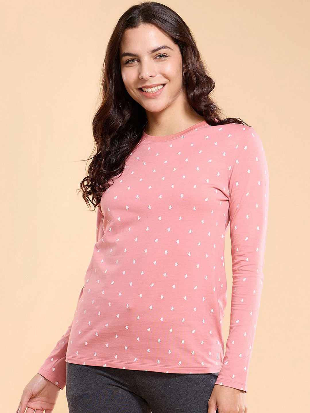 Enamor Essentials Crew Neck Cotton T-Shirt-E257