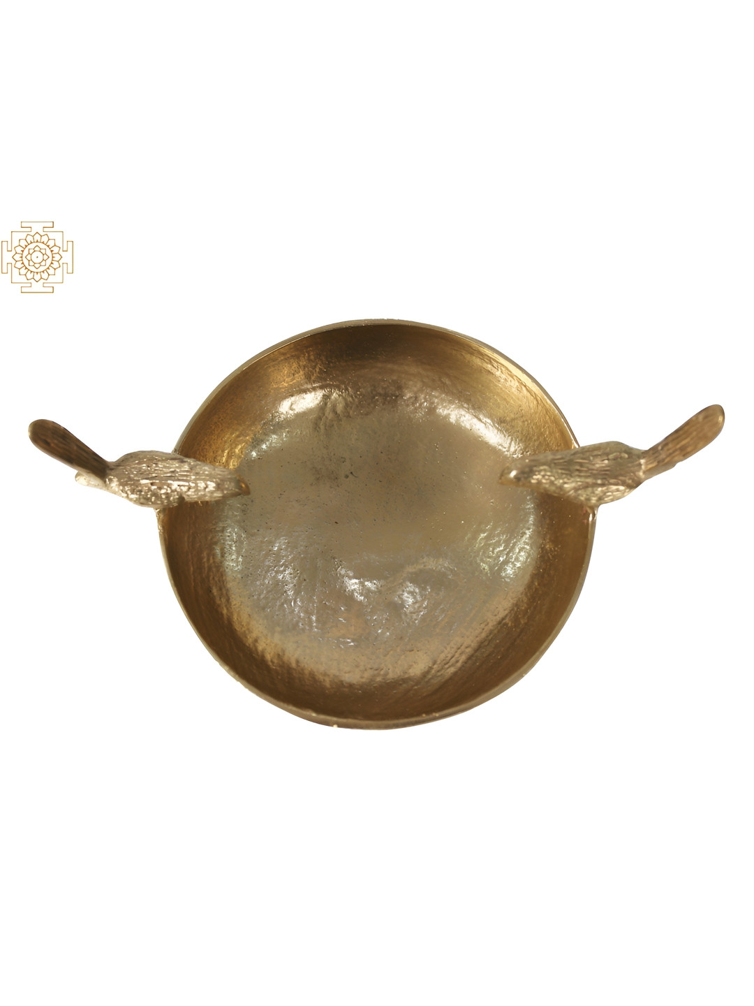 Exotic India Bowls with Birds Perched on the Edge