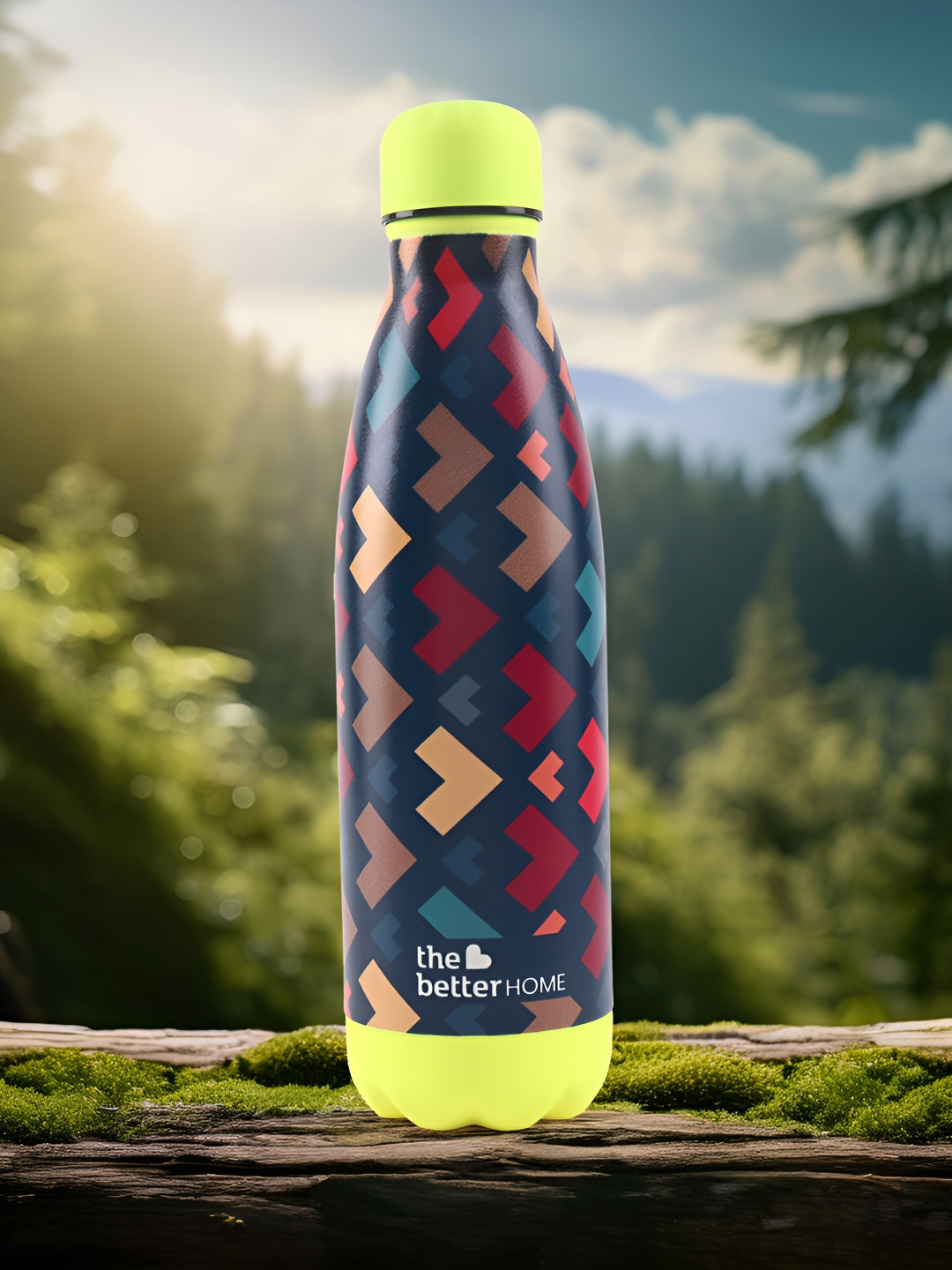 The Better Home Blue Conversational Stainless Steel BPA Free Flask - 500ml