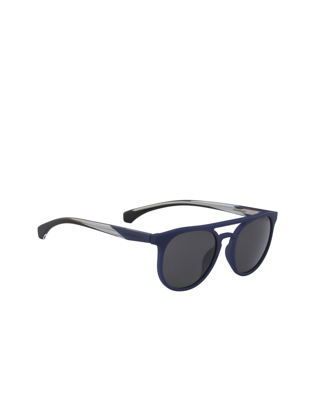 Calvin Klein Jeans Men Round Sunglasses with UV Protected Lens CKJ 822 405 51 S-Blue