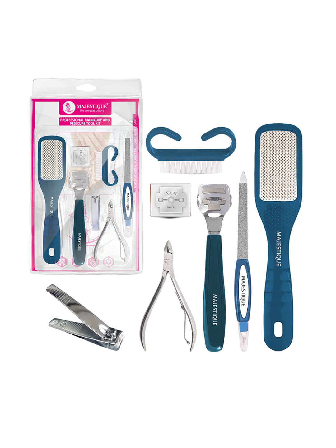MAJESTIQUE Set Of 7 Manicure & Pedicure Tools Kit