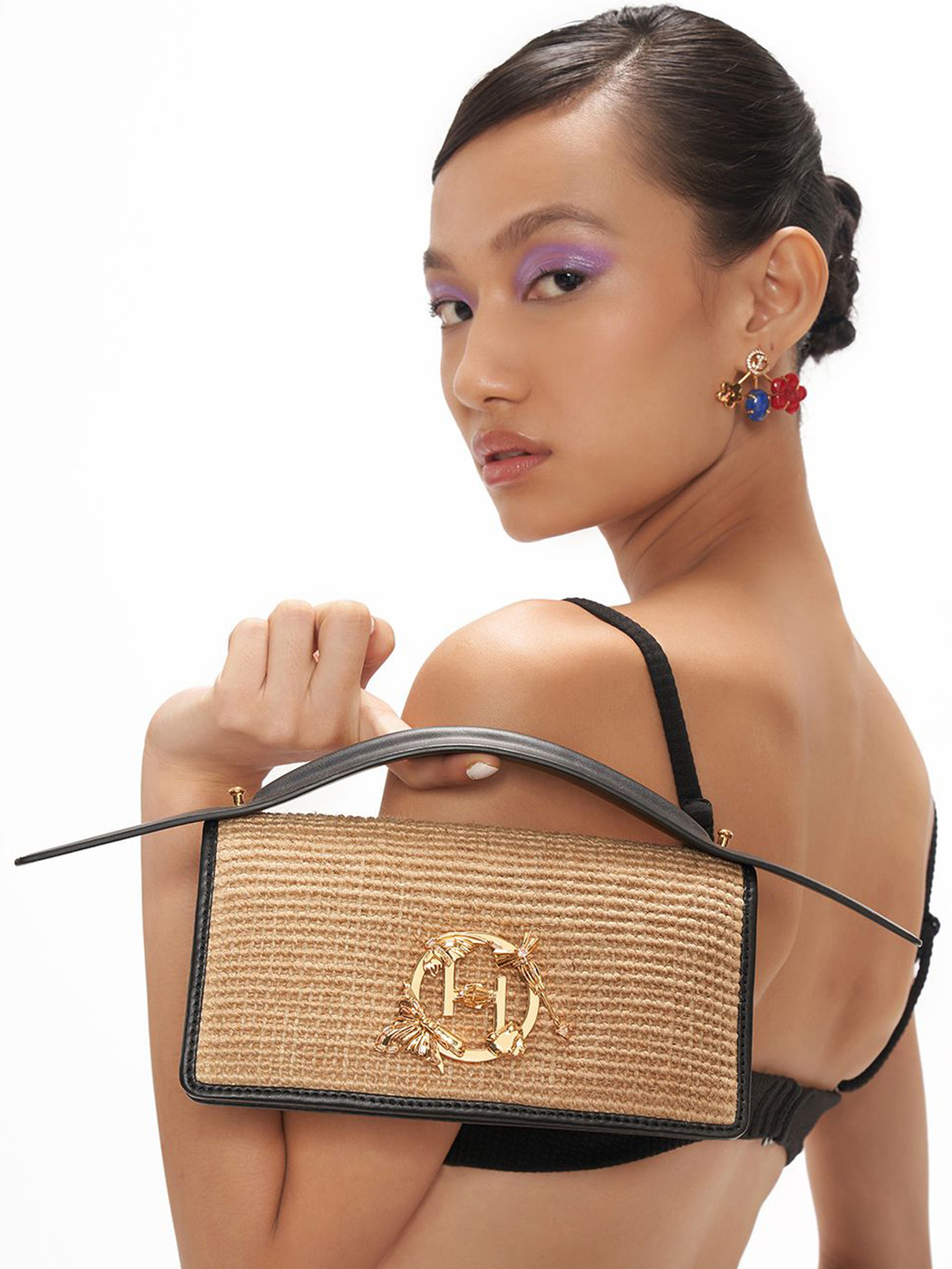 Outhouse Leather Oversized Structured Satchel