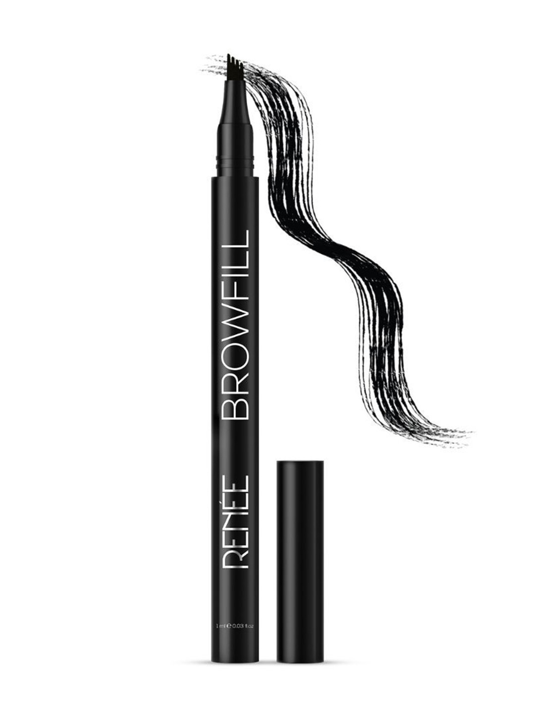 Renee Browfill Natural & Long Lasting Eyebrow Pen 1 ml - Black