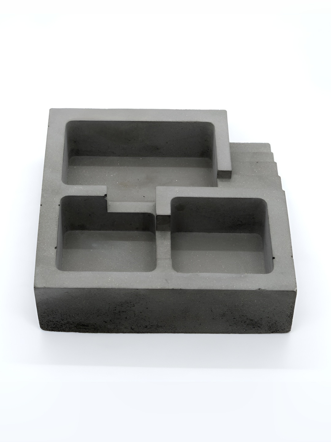 Greyt Grey Textured Stoneware Ash Tray