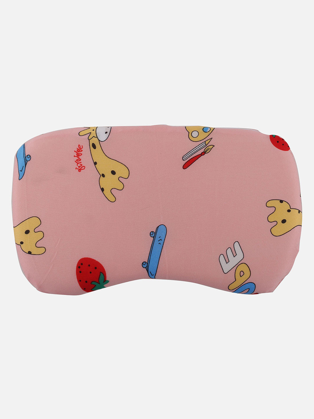 PASSION PETALS Girls Pink Printed Cotton Sleep Pillow