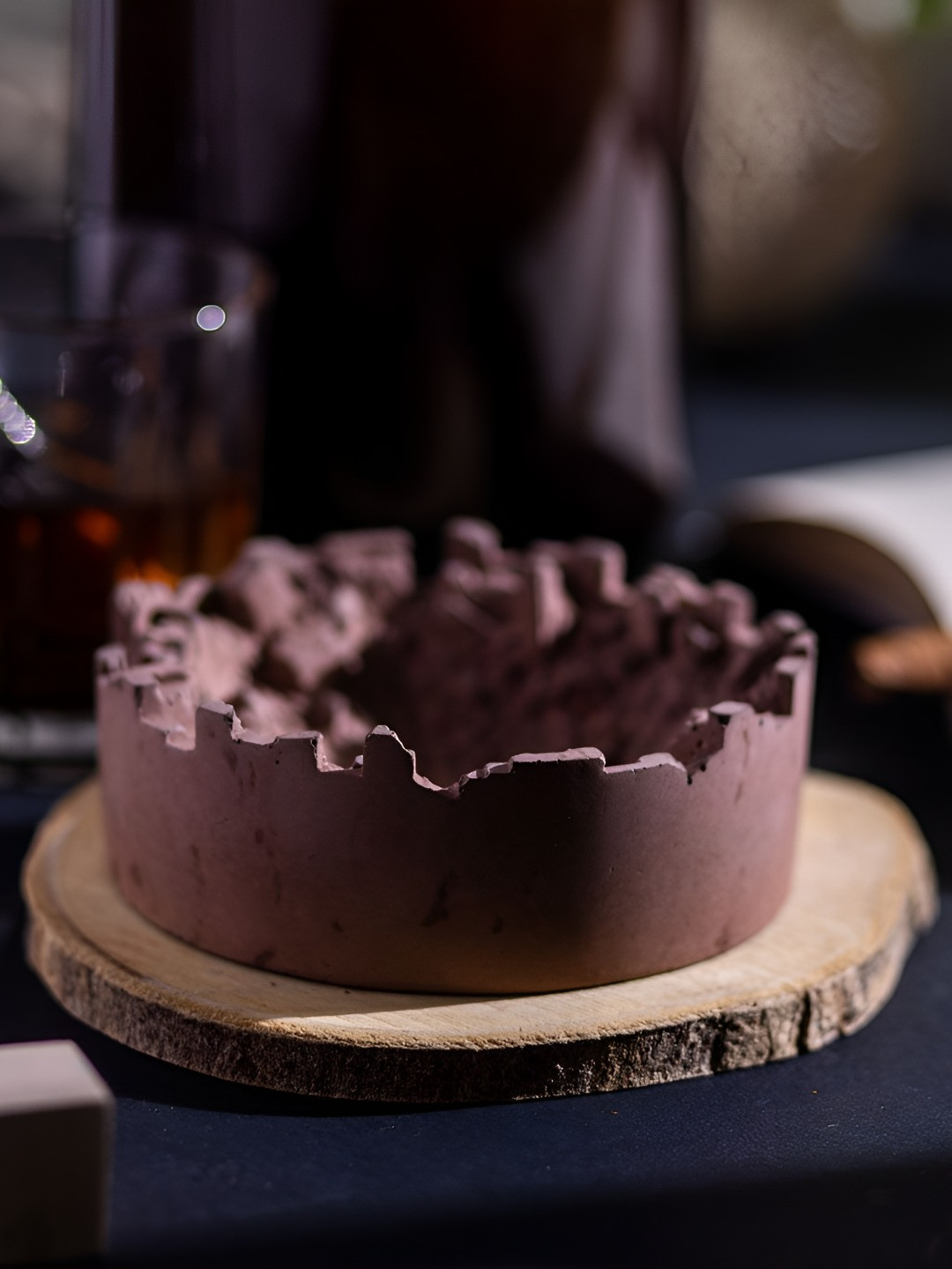 Greyt Brown Textured Ash Trays