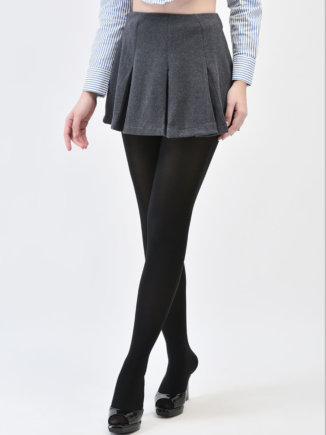 Brauch Thigh-High Semi Shree Stretchable Stockings