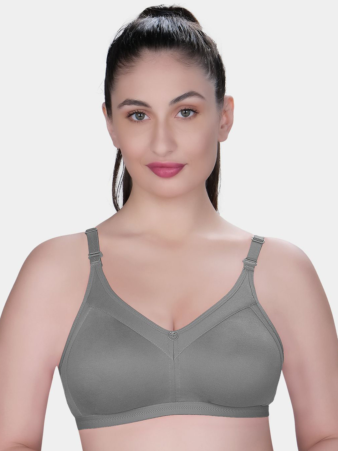Trylo Rozi Non-Padded Non-Wired Seamless Molded Full Coverage T-Shirt Bra