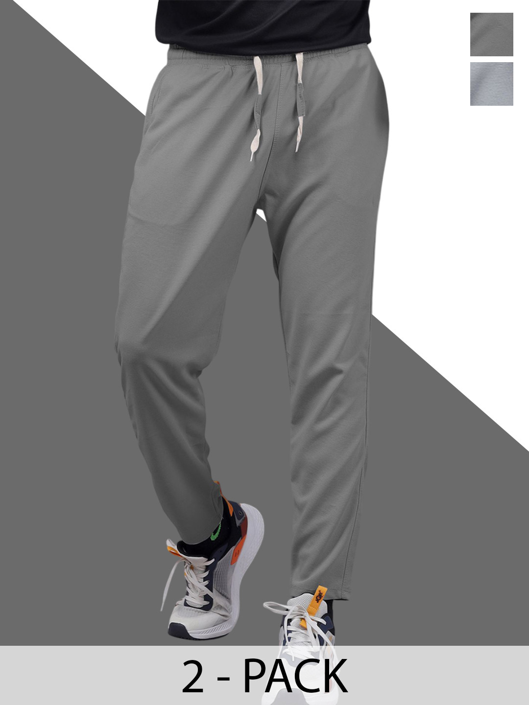 Septem Relaxed Pack Of 2 Relaxed Fit Mid-Rise Joggers