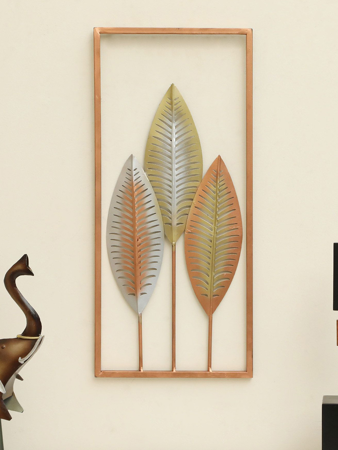 vedas Grace Wall Art Metal Glossy Hanging Hall Wall Hangings-22In