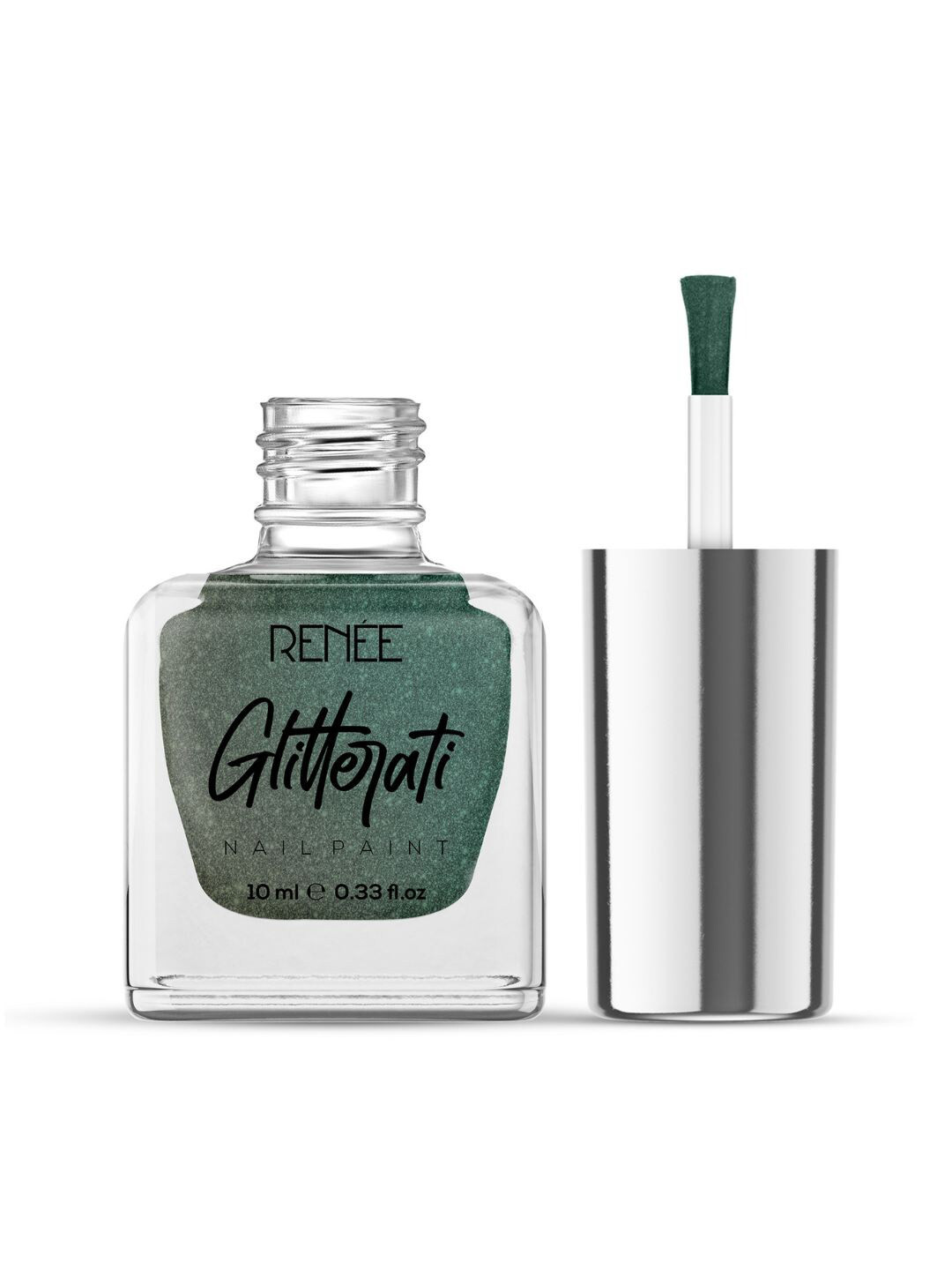 Renee Glitterati Nail Paint 10ml - Enchanted Fern