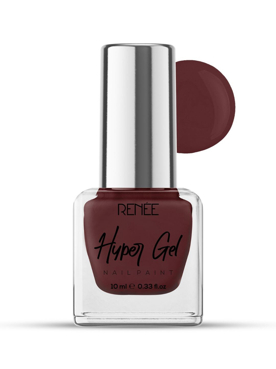 Renee Hyper Gel Long Lasting Nail Paint 10 ml - Merlot Maroon