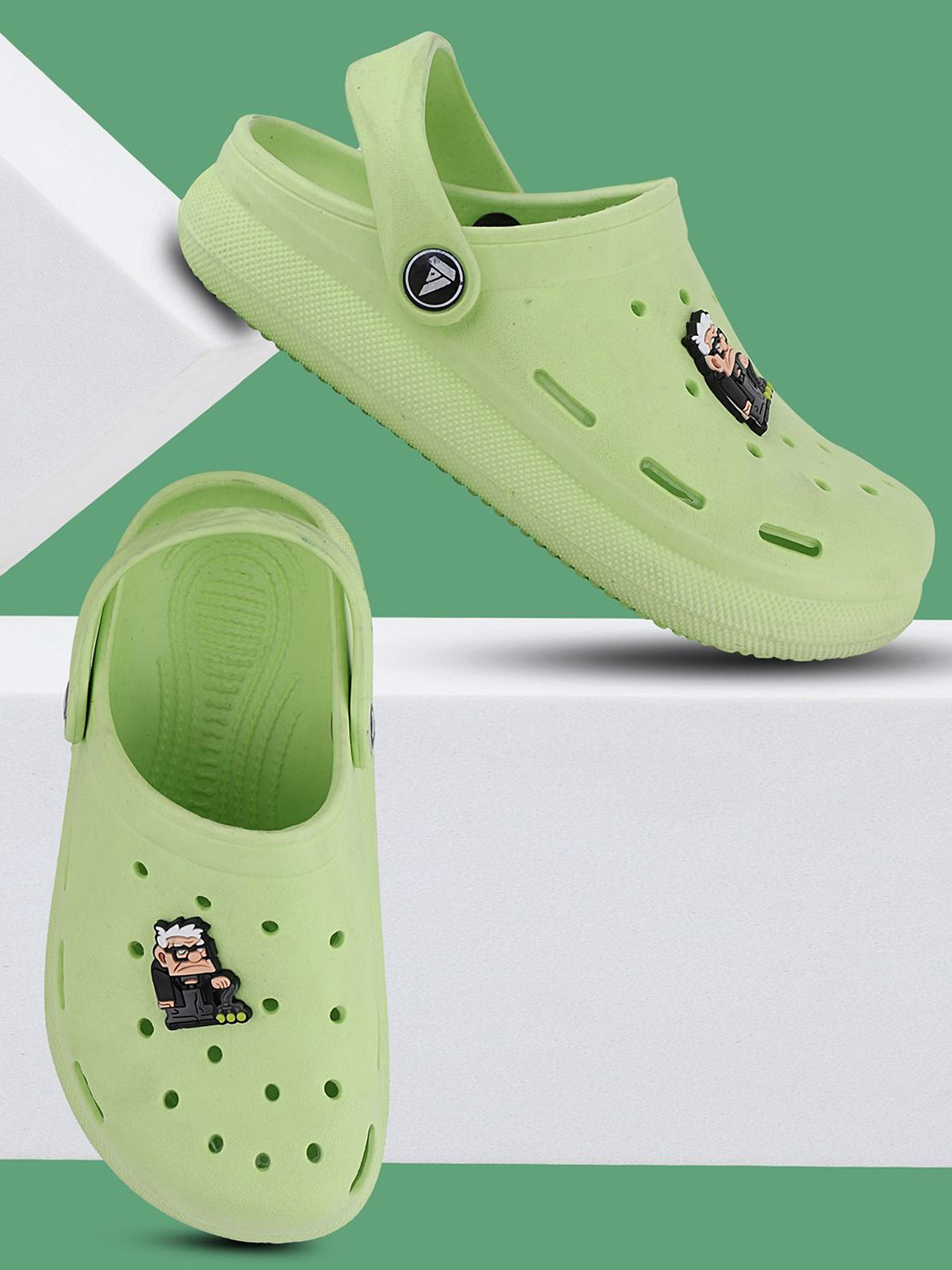 YK Unisex Kids Slip-On Rubber Clogs