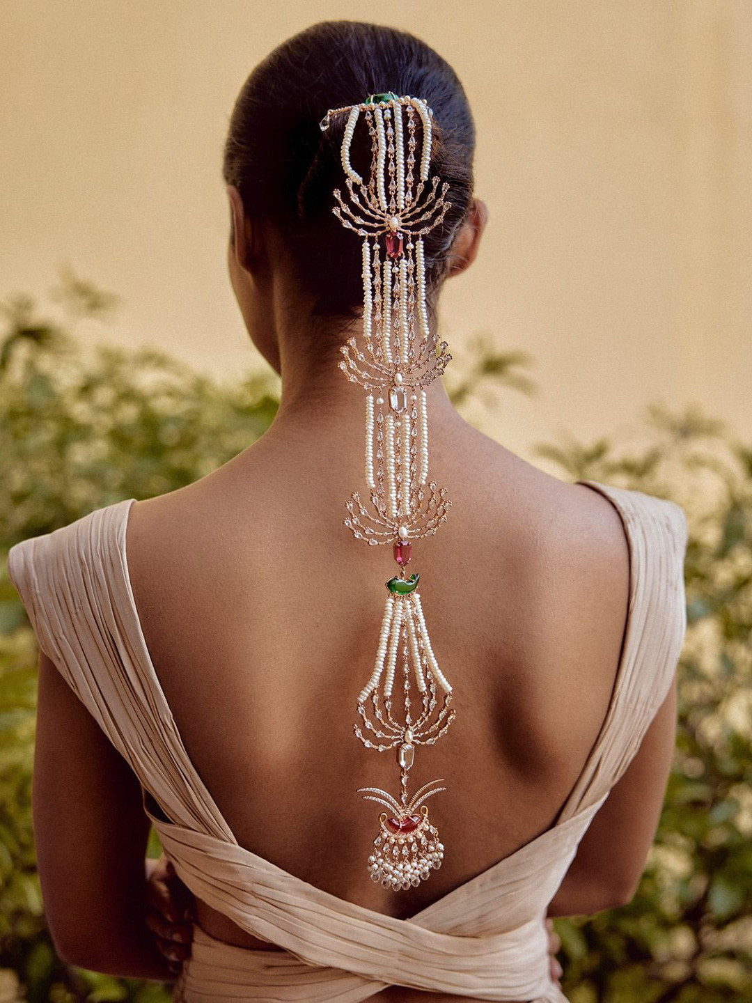 Outhouse Rose Gold-Plated Hair Accessory