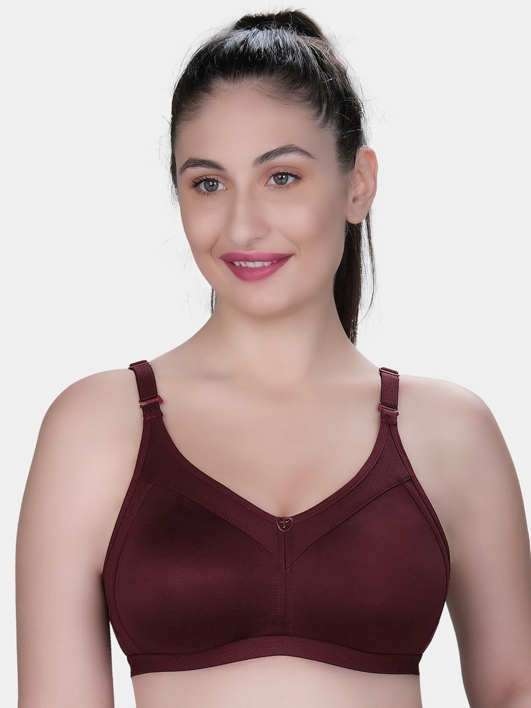 Trylo Rozi Non-Padded Non-Wired Seamless Molded Full Coverage T-Shirt Bra