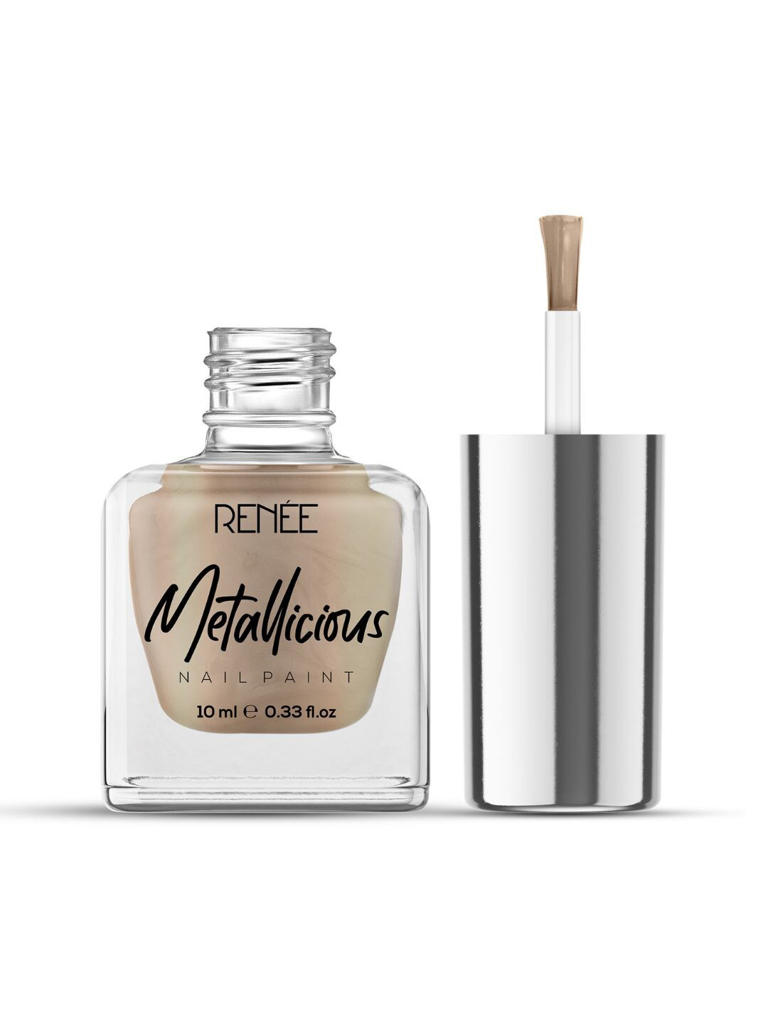 Renee Metallicious Long-Lasting Nail Paint 10ml - Gold Brass