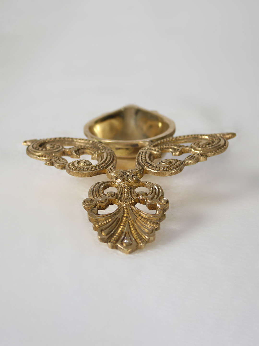 Exotic India Brass Designer Diya