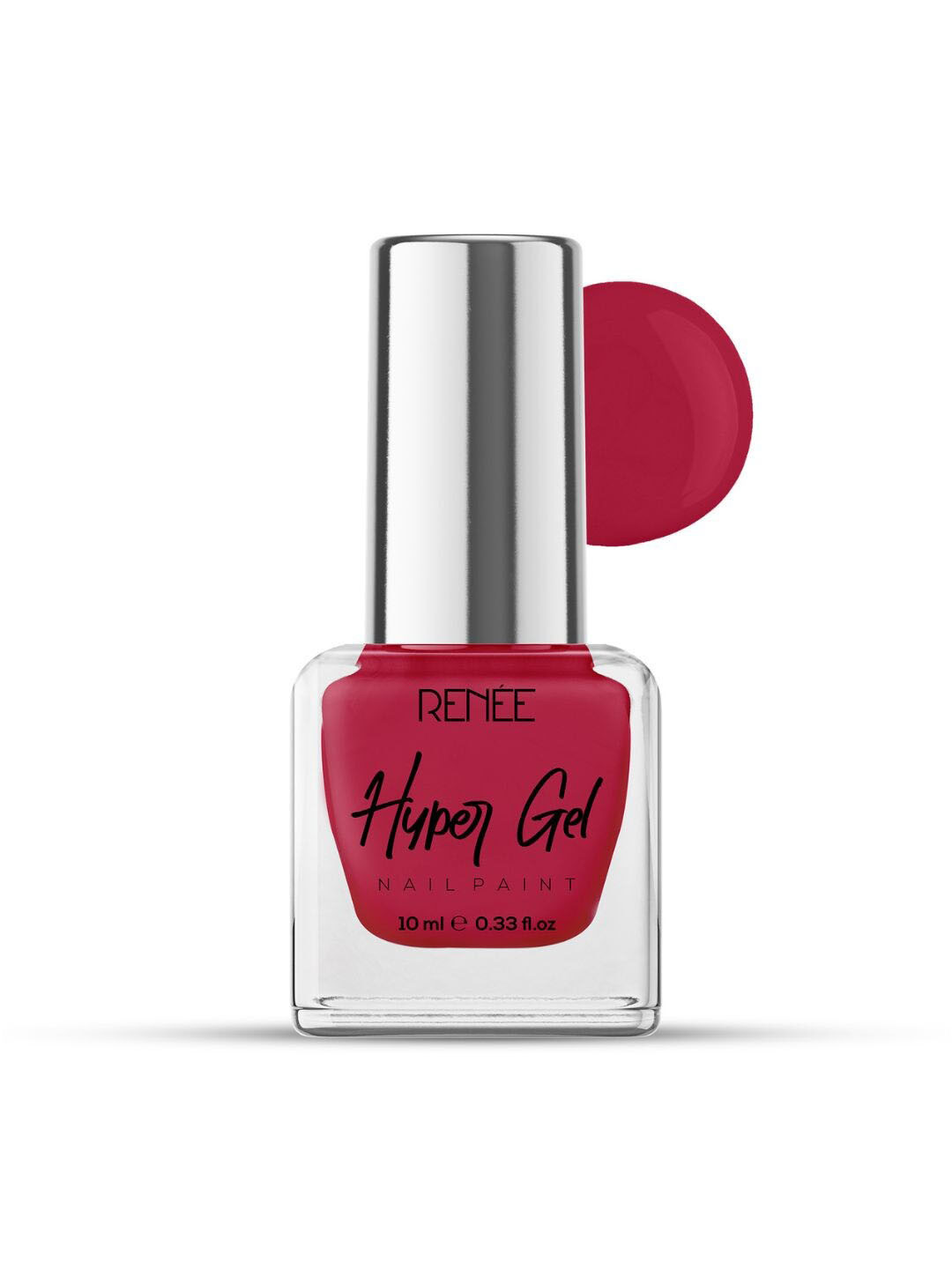 Renee Hyper Gel Long-Lasting Nail Paint 10ml - Crimson Red