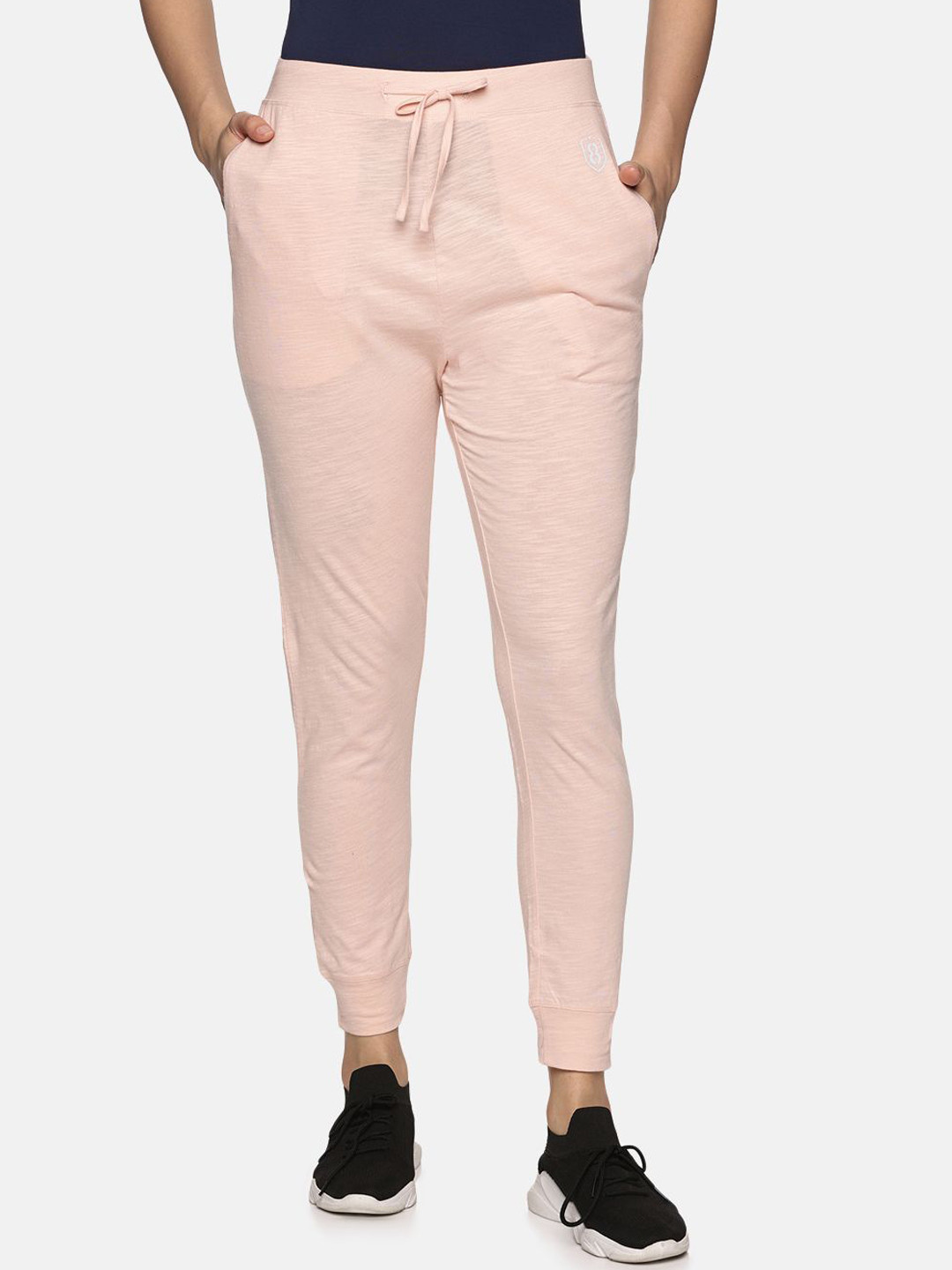 Domin8 Women Joggers Pant With Side Pockets & Drawstring Waist