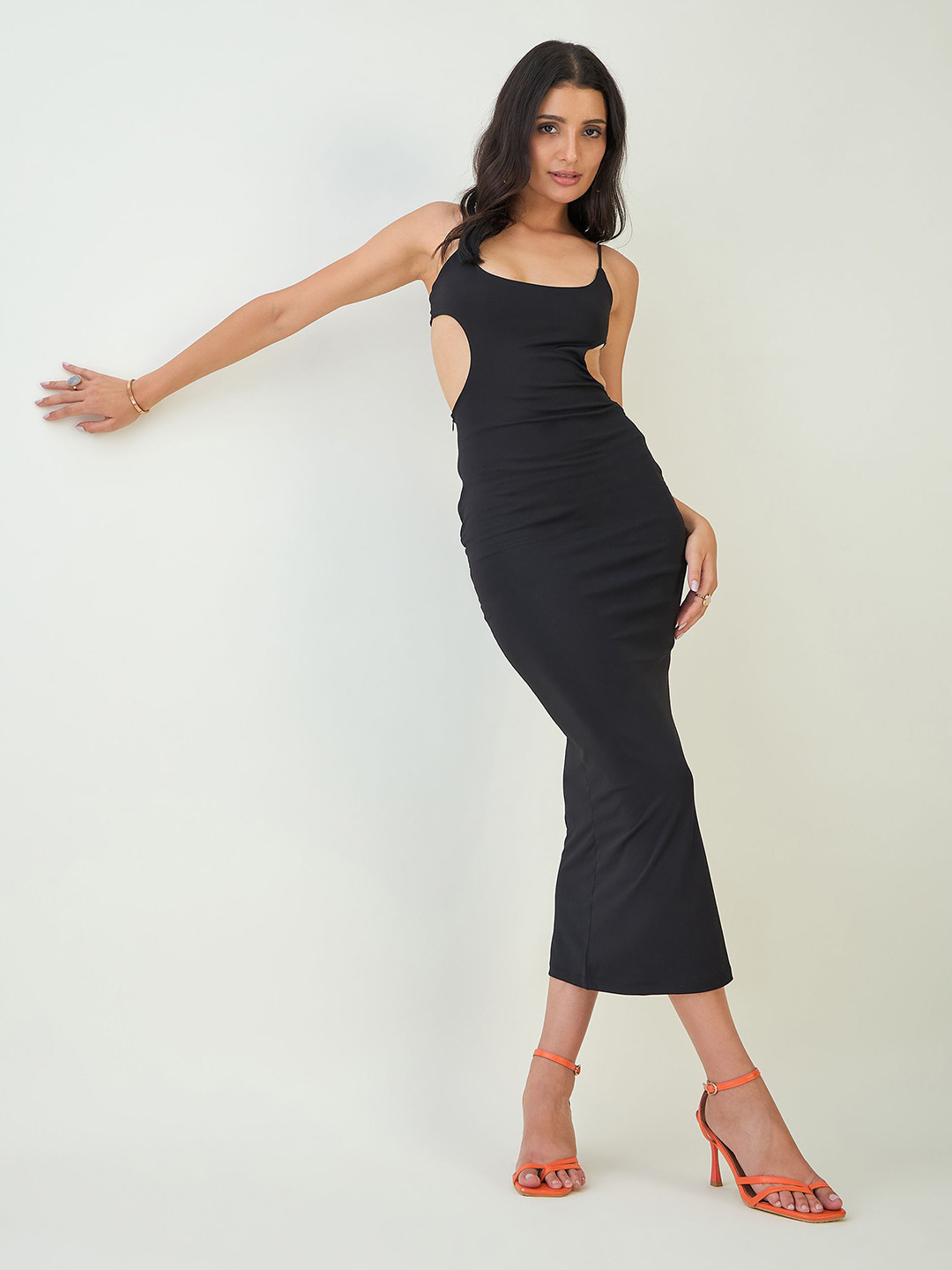 COLOR CAPITAL Bodycon Midi Dress