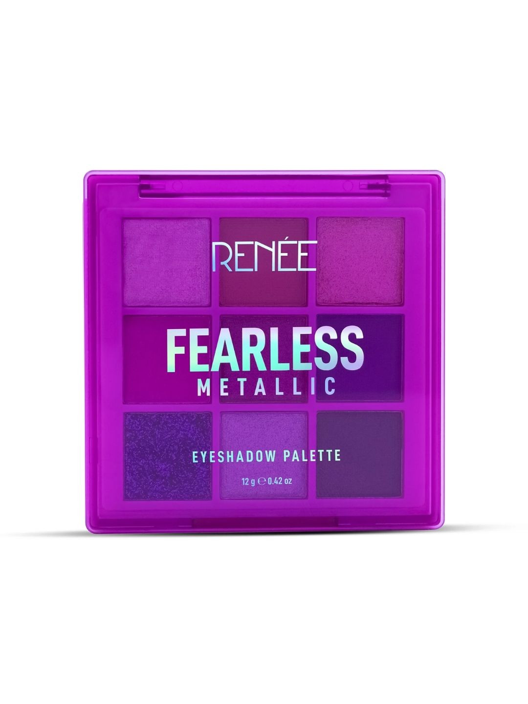 Renee Fearless Long Lasting & Non Creasing Eyeshadow Palette 12g - Metallic