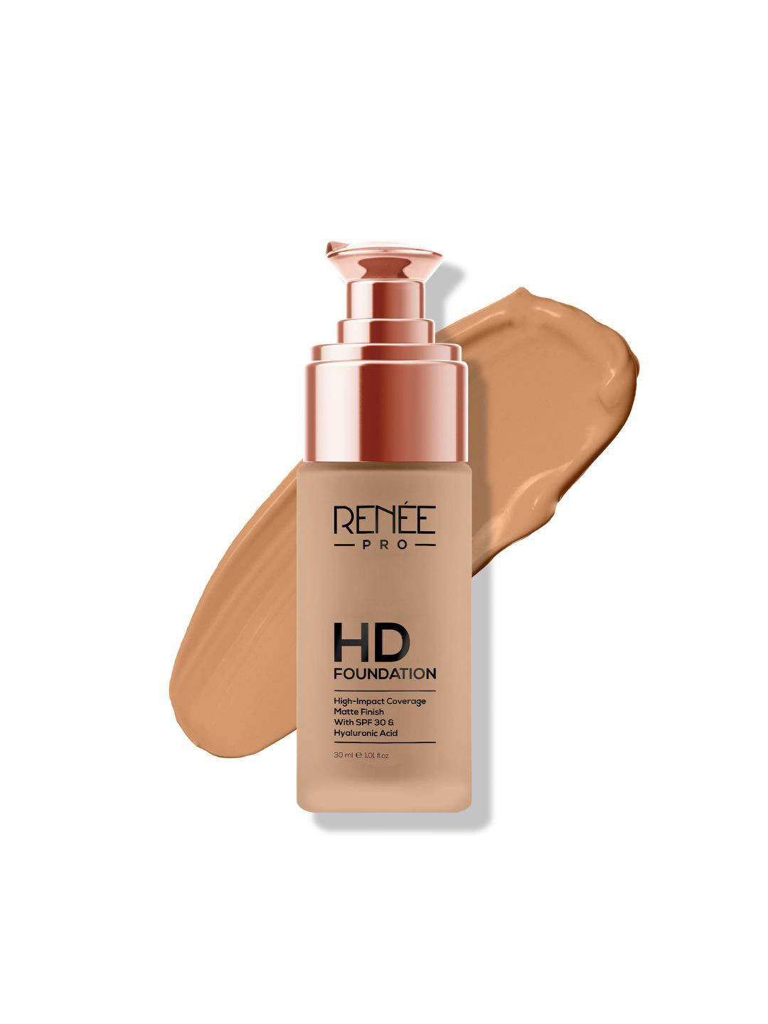 Renee Pro HD Foundation With SPF 30 - 30ml- Mahagony
