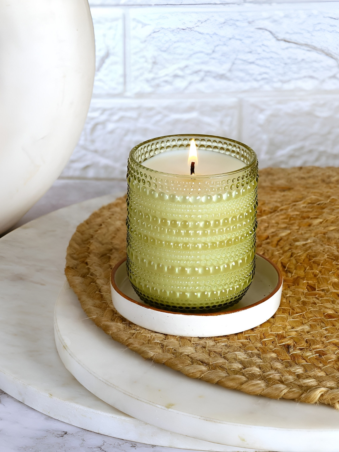 Parkash Candles Premium Scented Paraffin Wax Midnight Blue Citrus Solid Jar Candles