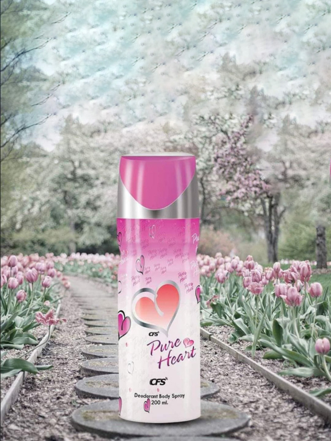 CFS Set Of 3 Certified Original, Oudh & Pure Heart Deodorant Body Spray - 200ml Each