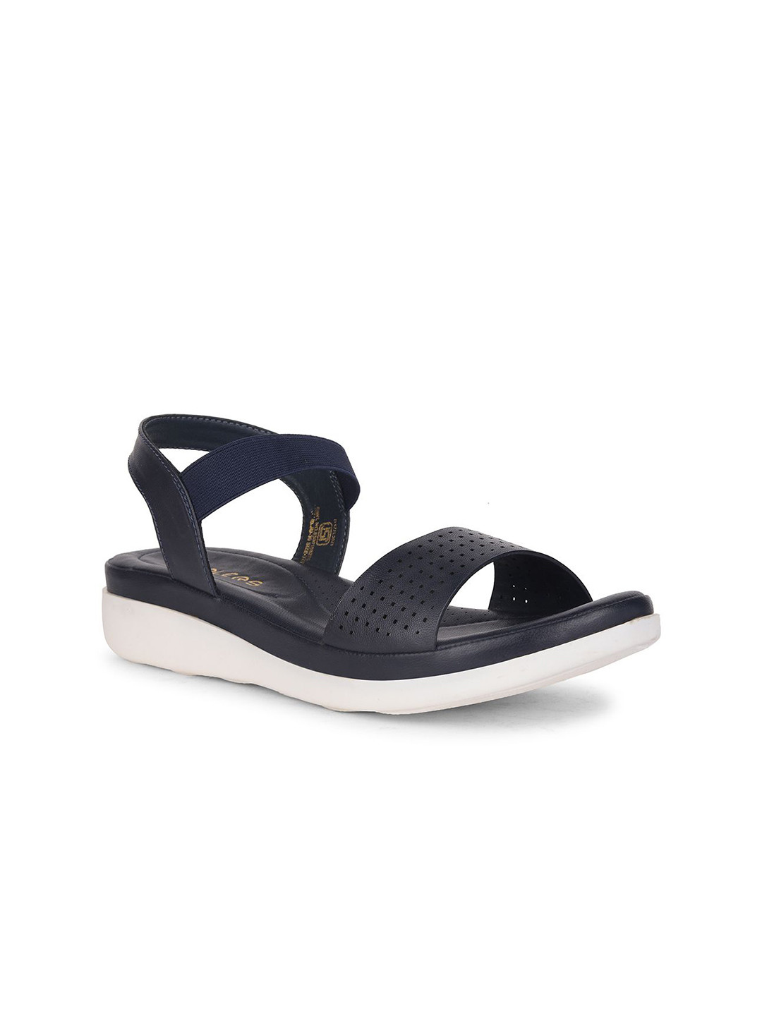 Liberty Women Ankle Loop PU Open Toe Flats